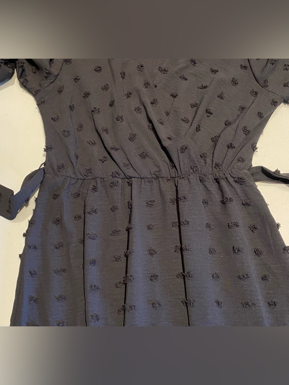 BTFBM Maxi Dress with Long Sleeves and Swiss Dots, size M, NWT - Picture 8 of 14
